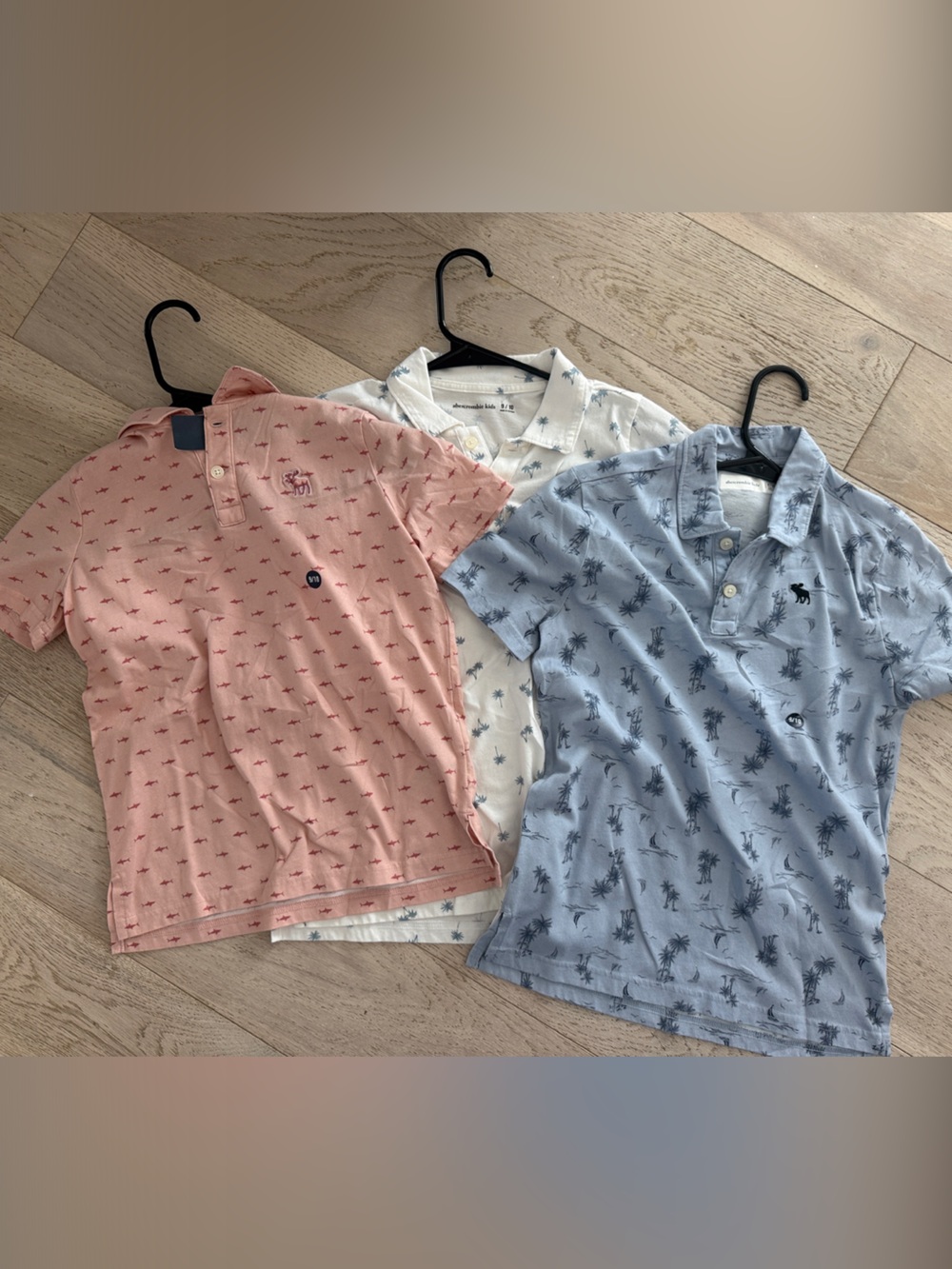 abercrombie kids polos (set of 3)